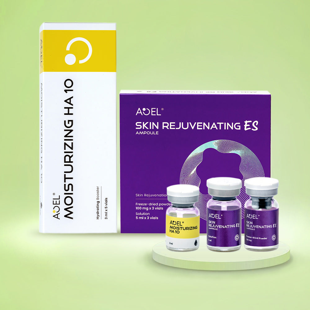AOEL COMBO: Skin Rejuvenating ES (3 Sets) + Moisturizing HA 10 (3ml x 5)